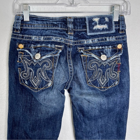 MEK Denim Jeans Women 26 Bootcut New Oaxaca Short 28” Western CL - Picture 3 of 10